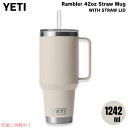 YETI ランブラー 42オンス ストローマグ ストロー蓋 1242ml ケープトープ YETI Rambler 42oz Straw Mug With Str...