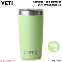 YETI イエティ ランブラー 10oz タンブラー マグスライダー蓋 キーライム 保冷 保温 水筒 296ml Rambler 10oz Tumbler Wi...