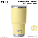 YETI イエティ ランブラー 30oz タンブラー マグスライダー蓋 887ml デイブレイクイエロー 保冷 保温 Rambler 30oz Tumbler ...