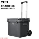 【最大2,000円クーポン6月11日01:59まで】イエティ ローディ60 ホイール付きクーラーボックス チャコール Yeti ROADIE 60 Wheeled Cooler Charcoal