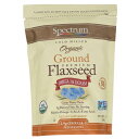 Spectrum Organic Ground Flaxseed -- 14 oz / スペクトラム オーガニック グラウンド フラックスシード 粉状 亜麻仁 オメガ3 396g