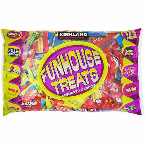 【最大2,000円クーポン6月11日1:59まで】Kirkland Signature Funhouse Treats, Variety Pack, 92 oz #1481907 / カークランドシグネチャー ファンハウストリート バラエティパック 2.6kg 175個入り お菓子詰め合わせ