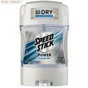 【最大2,000円クーポン5月16日01:59まで】Speed Stick Anti-Perspirant Deodorant Power Clear Gel ...