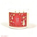 Bath and Body Works 3-Wick Candle WINTER CANDY APPLE 14.5 oz / 411 g / バスアンドボディワークス 3芯キャンドル