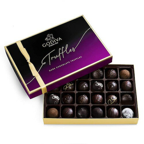 ゴディバ トリュフチョコレート Godiva Dark Chocolate Truffles, 24 pc # 14229 / ゴディバ ダークチョコレート トリュフ アソート 24個 詰め合わせ ギフトセット 贈り物