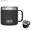 【最大2,000円クーポン5月16日01:59まで】YETI Rambler 14 oz Mug With Magslider Lid BLACK / イエティ ランブラー 14oz マグ マグスライダー蓋付き 保冷 保温 ブラック