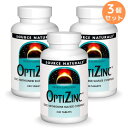 【最大2,000円クーポン4月27日9:59まで】【3個セット】Source Naturals OptiZinc 240 Tablets / ソースナチュラルズ オプチジンク（亜鉛）240タブレット アミノ酸DLメチオニンと亜鉛を結合したサプリメント