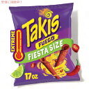 Takis フエゴ タキス トルティーヤチップス ホットチリペッパーライム味 482.8g フィエスタサイズ Fuego Rolled Tortilla Chips Hot Chili Pepper Lime 17oz