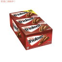 【最大2,000円クーポン4月27日9:59まで】トライデント ガム シナモン味 Trident Sugar Free Gum, Cinnamon 14枚X15箱セット