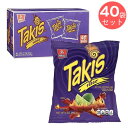 Takis タキス Fuego Tortilla Chips Hot Chili & Lime 4 oz 40-count トルティーヤチップス ホットチリ&ライム 113g×40袋セット