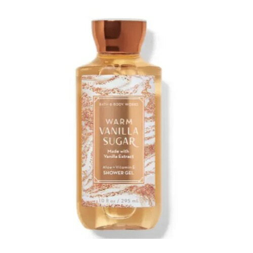 Bath and Body Works　Warm Vanilla Sugar Shower Gel 295ml　バス&ボディワークス　ウォームバニラシュガーシャワージェル