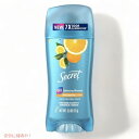 【シトラス】バケーションコレクション シークレット デオドラント インビジブルソリッド 73g Secret Invisible Solid Citrus