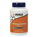 Now L-Phenyllanine 500mg 120cap ナウ L-フェニルアラニン 500mg 120カプセル
