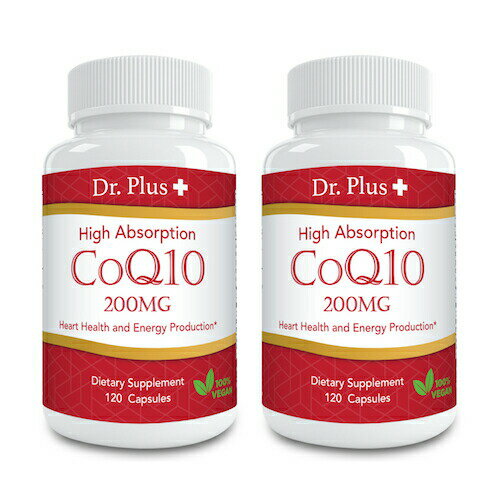 ں2,000ߥݥ51601:59ޤǡۡ2ĥåȡ۹ۼ󥶥CoQ10 - Coenzyme Q10 120ץ 4ʬx2High Absorption COQ10 Dr.Plus + ɥ ץ饹 ץ Made in USA ץ