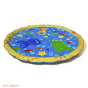 BANZAI バンザイ お子様向け 水遊び プレイマット スプリンクル アンド スプラッシュ / 54In-Diameter Sprinkle & Splash Play Mat