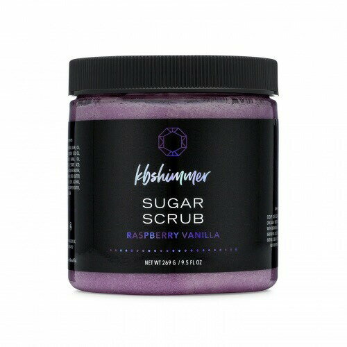 【最大2,000円クーポン5月16日01:59まで】KBShimmer Sugar Scrub ビー シュガースクラブ ラズベリーバニラ 9.5oz (269g)