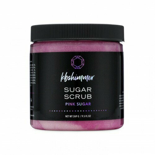 【最大2,000円クーポン5月16日01:59まで】KBShimmer Sugar Scrub ビー シュガースクラブ ピンクシュガー 9.5oz (269g)