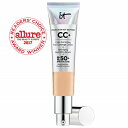 It Cosmetics CC+ Color Correcting Cream + Anti Aging Hydrating Serum SPF50　Light Medium 1.08oz　イットコスメティクス　CC+　カラーコレクティング　フルカバークリーム　+　アンチエイジングセラム　ライトミディアム　32ml