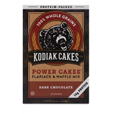 【訳あり】Kodiak Cakes flapjack & waffle mix dark chocolate 1lb2oz kodiak cakesd　ダークチョコレート　パンケーキミックス 510g【消費期限2020年5月16日】