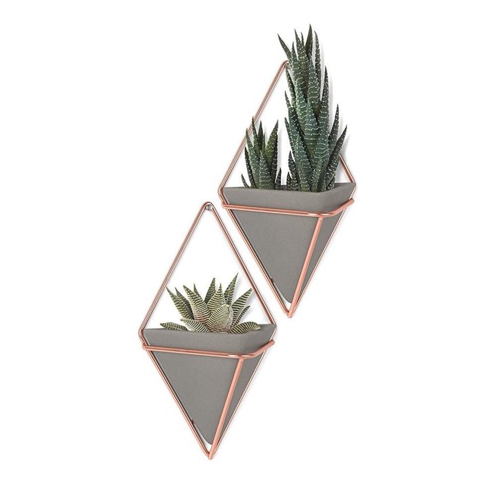 Umbra Trigg Hanging Planter Vase Geometric Wall Decor Container アメリカーナがお届け!