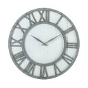 【最大2,000円クーポン5月27日01:59まで】ウォールクロック 壁掛け時計 高品質な静音設計 ホワイト 18inchアメリカ輸入家具 アメリカ輸入雑貨 ア...