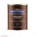 Ghirardelli ギラデリ スイート グラウンド チョコレー＆とココア - ベーキング ＆ デザート用