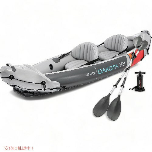 【最大2,000円クーポン11月27日01:59まで】Intex インテックス 68310VM ダコタ K2 2 人乗りヘビーデューティビニールインフレータブル...