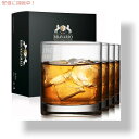 Bravario ブラヴァリオ アンブレイカブル トライタン プラスチック ウイスキー グラス Unbreakable Tritan Plastic Whiskey Glasses 12.5 oz 4 個セット