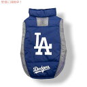 【最大2,000円クーポン4月17日9:59まで】ロサンゼルス ドジャーズ Pets First MLB Los Angeles Dodgers Puffer Vest for Pets ペット用パファー ベスト (ミディアム)