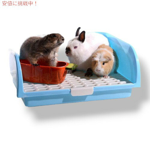 【最大2,000円クーポン5月16日01:59まで】Oncpcare 超大型ウサギ用トイレ Super Large Rabbit Litter Box【小動物トイレ、トイレトレーナー、トイレトレイ】