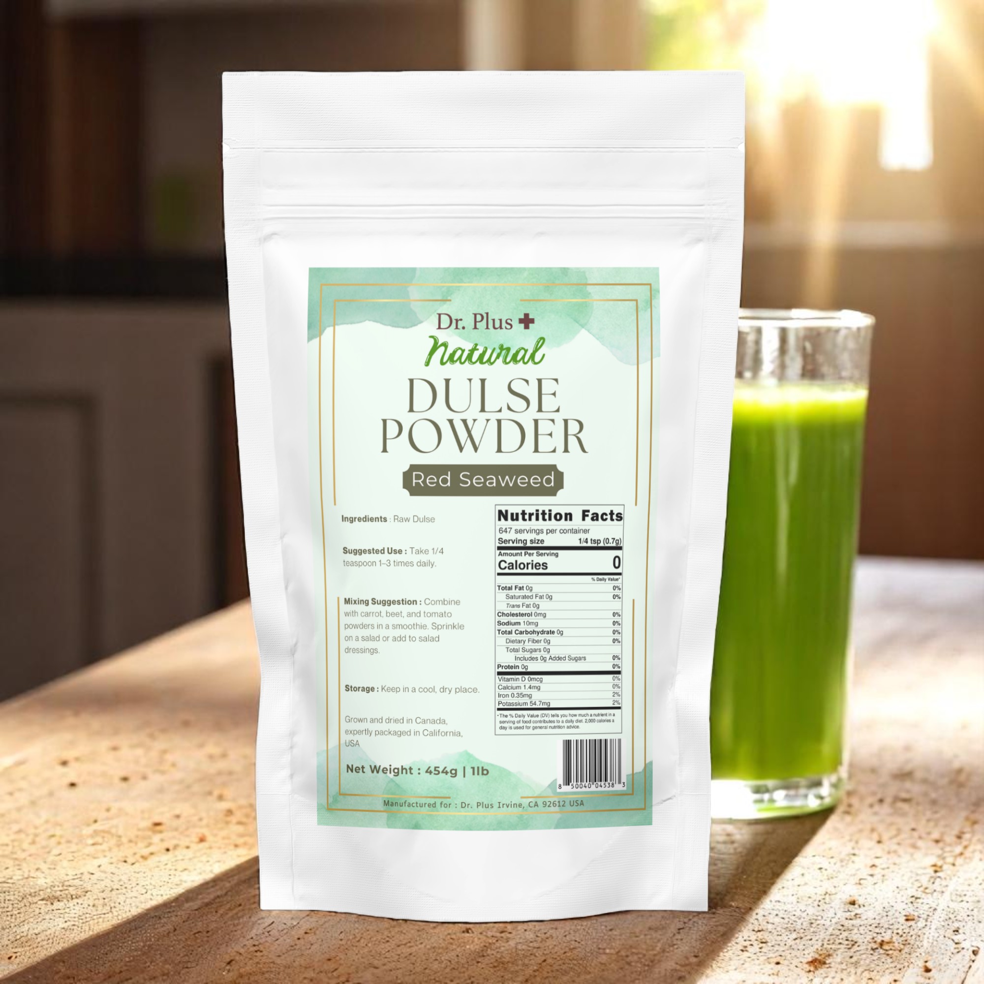 Dr.Plus Formula ダルスパウダー(赤い海藻) 1lb Dulse Powder (Red Seaweed) 454g americana-10048151 アメリカーナ Americana サンプル画像3
