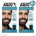 【最大2,000円クーポン5月16日01:59まで】2個セット JUST FOR MEN ジャストフォーメン ヒゲ用 カラー剤 グレイヘア用 [M-55 リアル...
