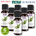 【お得な6本セット】NOW Eucalyptus Oil 1oz / ナウ ユーカリ エッセンシャルオイル 30ml 精油 #7545