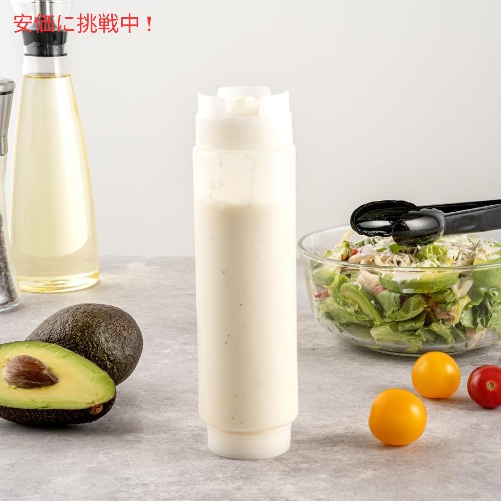 【最大2000円OFFクーポン 9/24(木) 01:59 まで】Restaurantware レストランウェア FIFO方式 473mL 調味料用スクイーズボトル 6本セット First In First Out 16oz Condiment Squeeze Bottle 6pcs americana-10047662 アメリカーナ Americana サンプル画像3