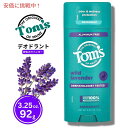 【最大2,000円クーポン5月16日01:59まで】Tom’s of Maine ワイルドラベンダーデオドラント 92g Wild Lavender Deodo...