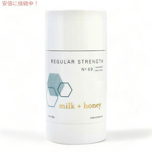 ~N{nj[ milk + honey M[ XgOX A~t[ fIhg Regular Strength Aluminum Free Deodorant