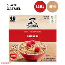 NG[J[ CX^g I[g~[ IWi 47.4IX x 48 Quaker Instant Oatmeal Original 47.4oz x 48ct