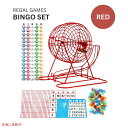 リーガルビンゴ完全なパーティービンゴセット プロフェッショナル レッド Regal Bingo Complete Party Bingo Set Professional Red