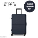 ジュライ スーツケース チェックド エクスパンダブル ネイビー 9.9ポンド / 90リットル July Luggage Checked Expandable Navy 9.9lbs/90L