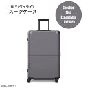ジュライ スーツケース チェックド プラス エクスパンダブル ラベンダー 12.1ポンド / 120リットル July Luggage Checked Plus Expandable Lavender12.1lbs/120L