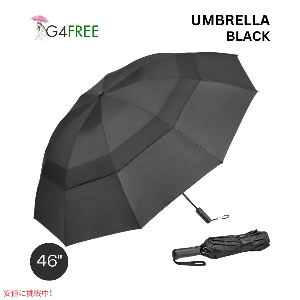 G4Free ư ջ 46 ֥å G4Free Automatic Golf Umbrella 46 inches-B...