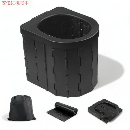 ポルタポティ トラベルトイレ コモデ バケツトイレ キャンプ用 Porta Potty Travel Toilet Commode Bucket Toilet for Camping