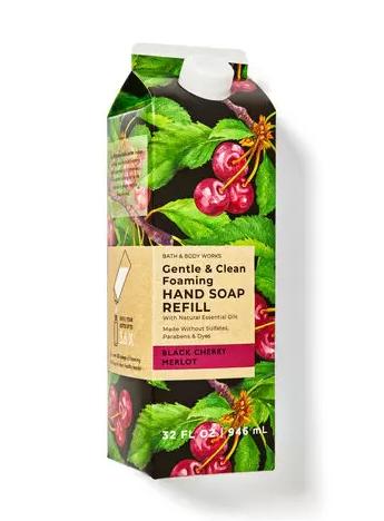 Bath Body Works Foaming Handsoap Refill BLACK CHERRY MERLOT 32oz / バス ボディワークス フォーミング ハンドソープ リフィル