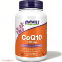 【最大2,000円クーポン7月26日01:59まで】NOW CoQ10 100mg 150 Softgels #3209 / ナウフーズ CoQ10 サプリメント サプリ ソフトジェル 100mg 150粒