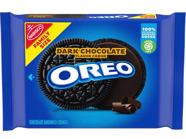 Oreo オレオ Dark Chocolate Flavor Creme Cookies ダークチョコクリーム ファミリーサイズ 17oz/482g