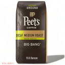 ピーツコーヒー デカフェ [ビッグバン] グラウンドコーヒー ミディアムロースト 297g / Peet's Coffee Decaf Big Bang Medium Roast Ground Coffee 10.5oz