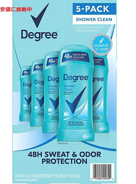 [5Zbg] Degree Antiperspirant Deodorant Shower Clean 2.6oz / fBO[ A`p[Vsg fIhg V[N[ 74g