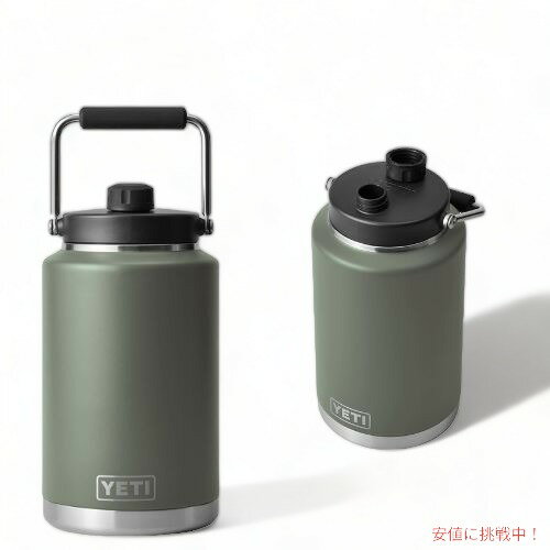 イエティ ランブラー 1ガロンジャグ 3.8リットル [キャンプグリーン] 真空断熱 魔法瓶 YETI Rambler One Gallon Jug Camp Green