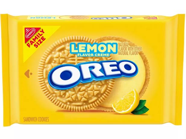 Oreo オレオ Lemon Creme Cookies レモン風味 ファミリーサイズ 18.71oz/530g