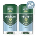 【2個セット】Mitchumミッチャム ジェル デオドラント 無香料 63g / Deodorant Mens Gel Unscented 2.25oz